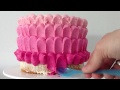 Ombre Cake HOW TO COOK THAT easy pink ombre Ann Reardon