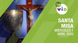 Santa misa de hoy ⛪ Miércoles 1 de Abril de 2020, Padre Luis Vivó - Tele VID