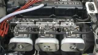 L28 ソレックス エンジンサウンド Datsun L28 Solex engine