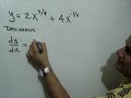 Derivadas de funciones algebraicas - Derivatives of algebraic functions