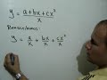 Derivadas de funciones algebraicas - Derivatives of algebraic functions