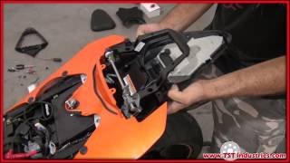 TST Industries Yamaha 2008 2009 2010 2011 2012 2013 2014 2015 R6 Integrated Tail Light Clear