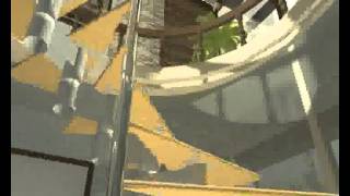 3D установка лестницы