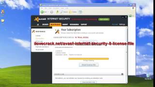 avast internet security 8 license file