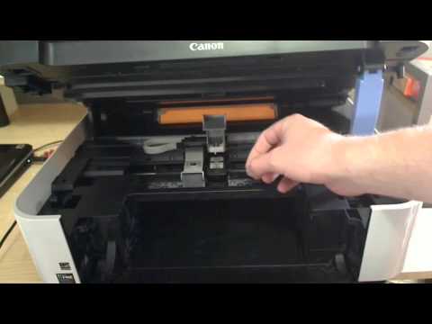 Canon pixma как заменить картридж