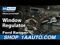 1AAuto.com Install Replace Window Regulator Ford Ranger 1993-2010