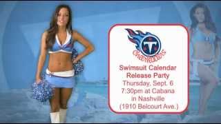 Tennessee Titans Cheerleaders Swimsuit Calendar Release Party Set