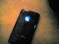 iPhone 3Gs glowing apple logo