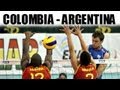 Colombia - Argentina. Sudamericano de voleibol 2009