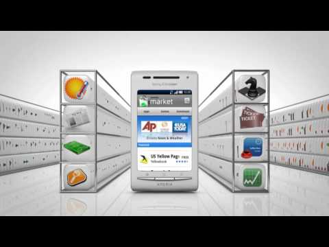 Vidéo du Sony Ericsson Xperia X8 Blanc Gris