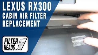 Lexus rx300 cabin air filter