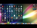 Cool Windows 7 Desktop with Animated Wallpaper, Rocketdock and Custom Icons with Links