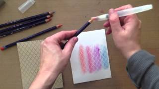 Distress Watercolor Pencils - What they are and some ways to use