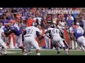 Gator teammates blocking each other vs Georgia Southern