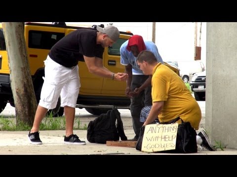 Homeless Jackpot Prank