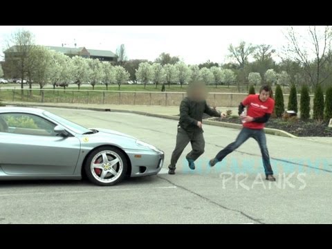 Attacked By Ferrari Owner - Pee Prank