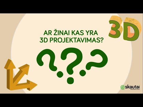 E. skautų TV I Ar žinai, kur naudoti 3D projektavimą?