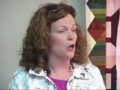 Marie Bostwick entertains at Quilter's Dream on 5/7/10