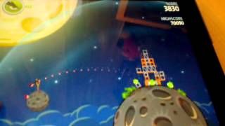Прохождение Angry Birds Space миссия 4