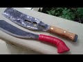 How to Forge a Big Knife from an Old Lawnmower Blade