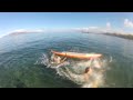 US Ski team girls go surfing with Dave Kalama