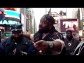 ISUPK shocked and silenced by a muslim man - New York Times Square