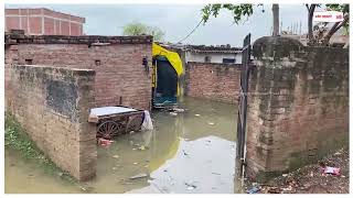 प्रयागराज में गंगा और यमुना का जलस्तर बढ़ा, निचले इलाकों में बाढ़ का पानी भरा