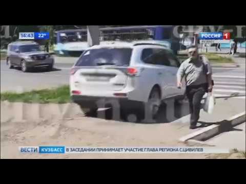 Жителей Новокузнецка возмутил водитель внедорожника