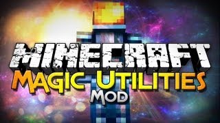 Minecraft Mod Showcase: Magic Utilites Mod - Fly, Control Time, and More!