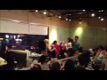 Plate smashed on girls face at Pho Restaurant Toronto Halloween Brawl TB