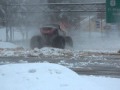 Monster Jam - Advance Auto Part's Grinder in the snow!