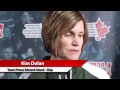 2012 Scotties Tournament of Hearts Draw 7 Media Scrum