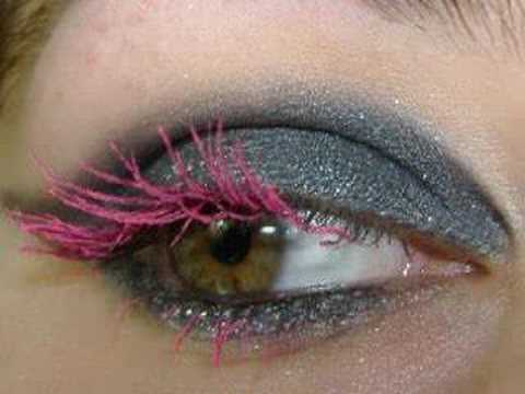 emo makeup look. goth emo make up tutorial