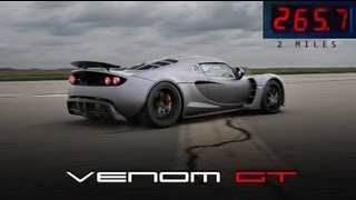 Venom GT Runs 265.7 mph Now the Fastest Hypercar You Can Buy