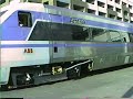 Swedish X2000 Tilt Train on Tour in Oakland, California, Summer 1993