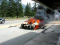 Enzo Ferrari burns in Okanagan Falls, BC