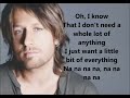 Keith Urban - Little Bit Of Everything (LYRICS) (New Song)