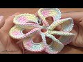 3D Spiral 8-Petal Flower Trim Around Tutrial 56