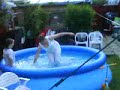 Sophies slip in the pool