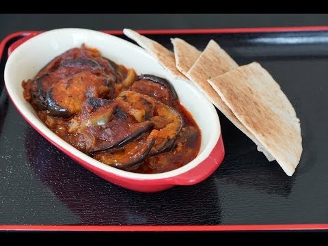 Musacaa (Egyptian Braised Eggplants) recipe.... طريقة عمل المسقعة المصري - صوت وصوره لايف