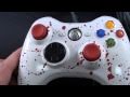Wired Blood Splatter Xbox 360 Controller by GamingModz.com