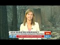 Sunrise - Large fires burning in NSW
