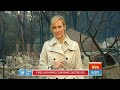 Sunrise - Large fires burning in NSW