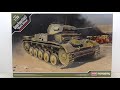 ACADEMY 135 German Panzer  Ausf.F North Africa Kit Review