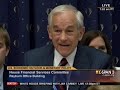 Ron Paul vs Bernanke: Is Gold Money? - July 13, 2011