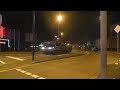Eine große Panzer Kolonne in Gütersloh um 22.00 Uhr