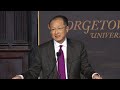 World Bank President, Dr. Jim Yong Kim, Speaks at Georgetown