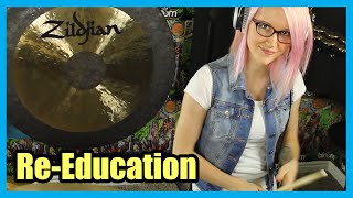 Re-Education Rise Against (Female Drummer Cover of Re-Education (Through Labor