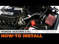 2008, 2009, 2010 and 2011 Honda Accord 2.4L Air Intake Installation