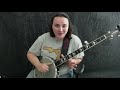 Easy Clawhammer Banjo lesson 1